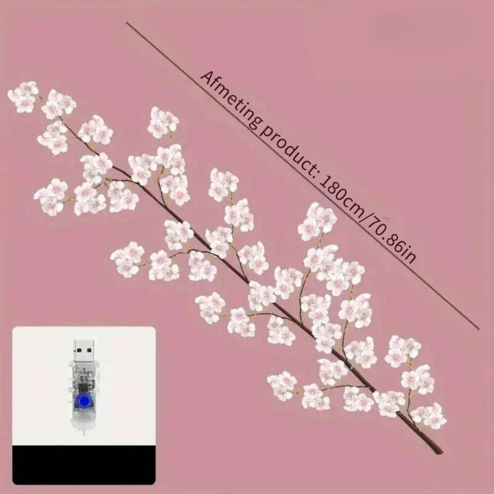 FloraGlow - Sanft leuchtende Blumenlichter für elegante Dekoration