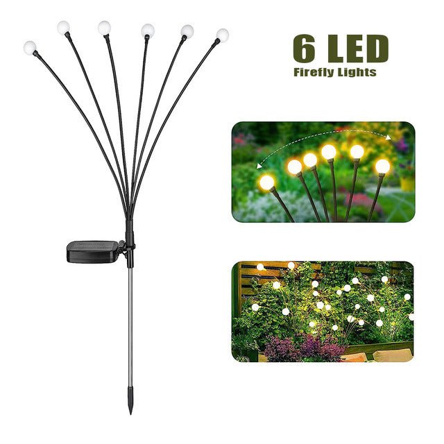 Firefly Glow Solar Garten Ambiente Licht