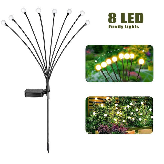 Firefly Glow Solar Garten Ambiente Licht
