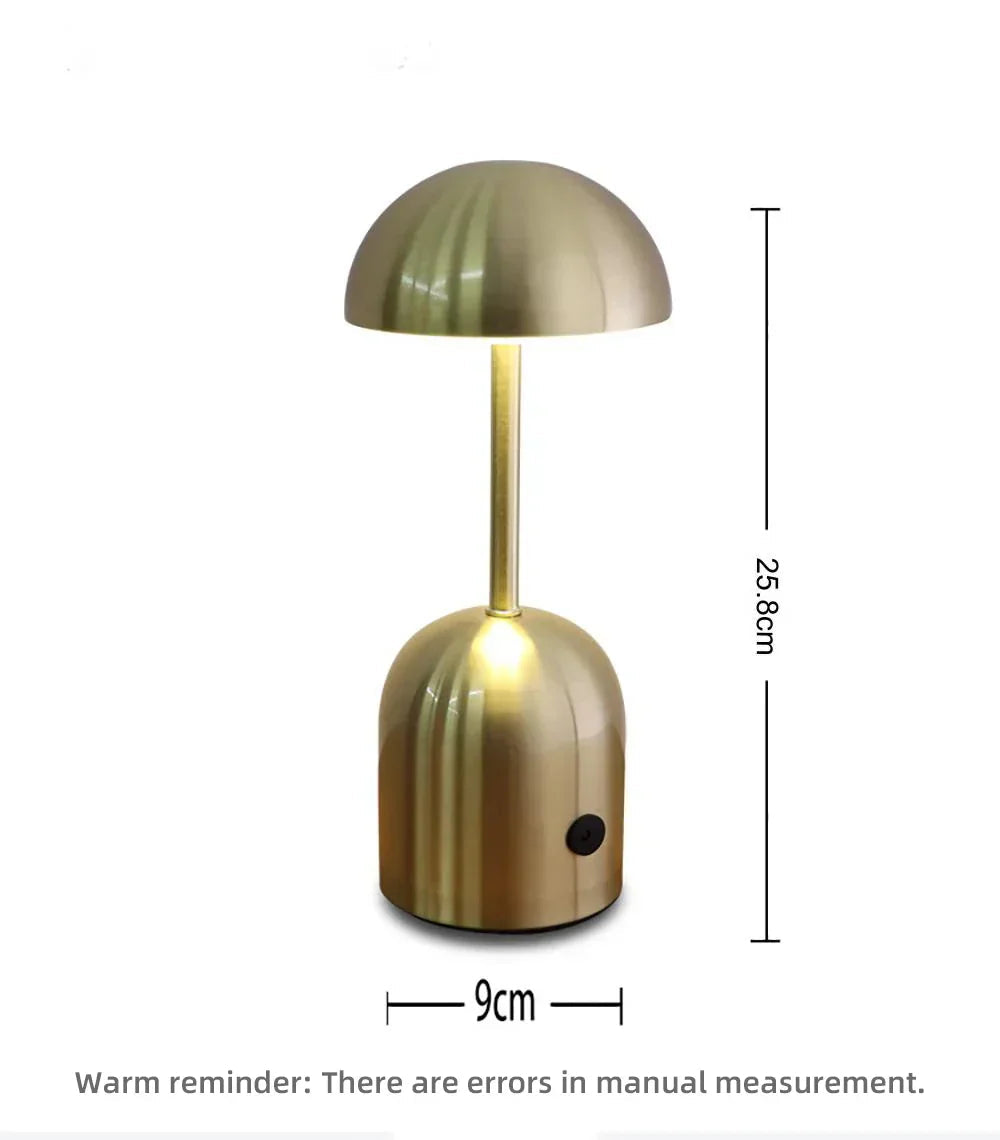 LED-Tischlampe Metall mit Touch-Steuerung und Dimmer