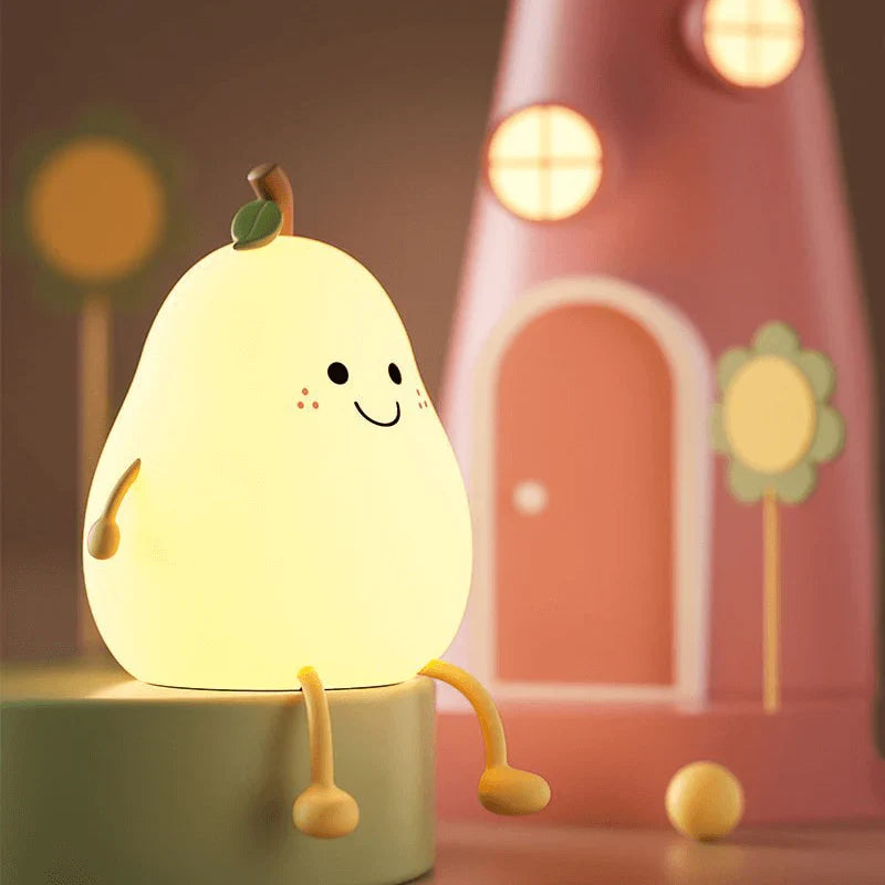 PearLamp Birnen Nachtlicht - Kinder Nachtlampe LED mit Akku