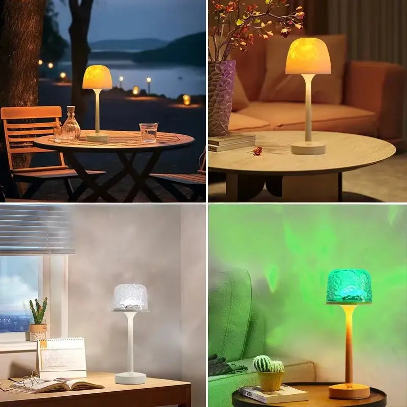 LED Tischleuchte mit RGB Farbwechsel und Touch-Steuerung