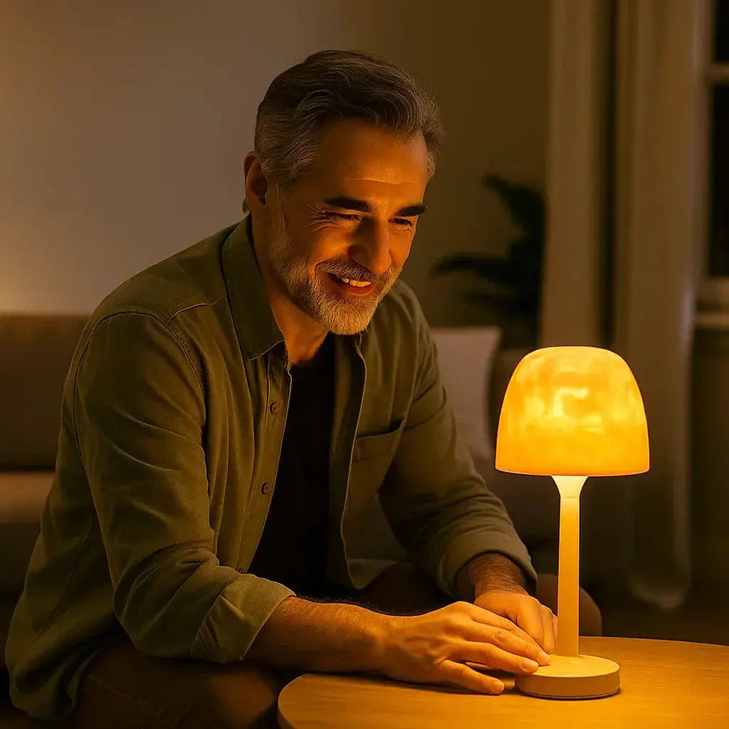 LED Tischleuchte mit RGB Farbwechsel und Touch-Steuerung