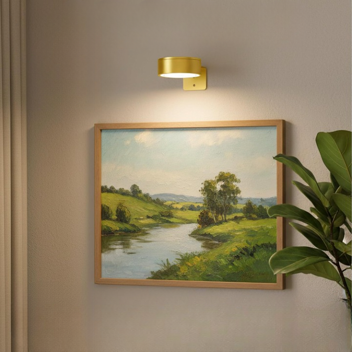 Kabellose LED-Bilderleuchte mit Fernbedienung – Magnetisch, ohne Bohren, Gold oder Schwarz
