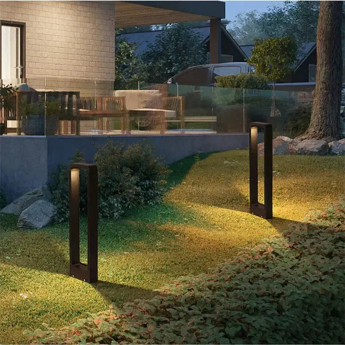 LED-Pollerleuchte – Modernes Design, Anthrazit, IP65