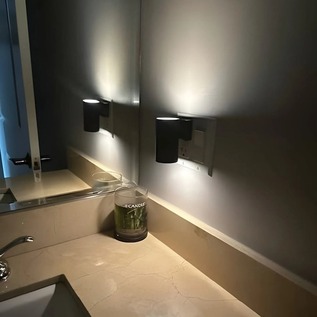 Dimmbares LED-Nachtlicht zum Einstecken mit Drehregler – Warmweißes Licht