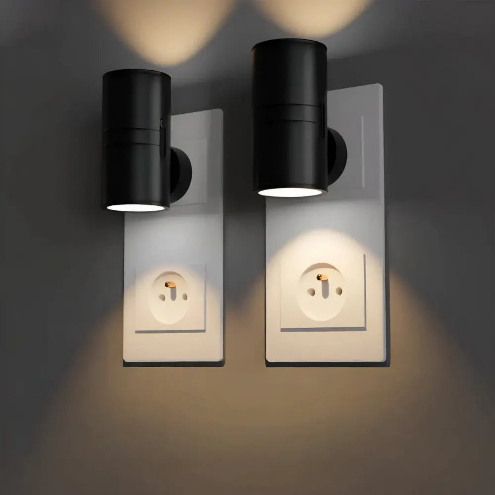 Dimmbares LED-Nachtlicht zum Einstecken mit Drehregler – Warmweißes Licht