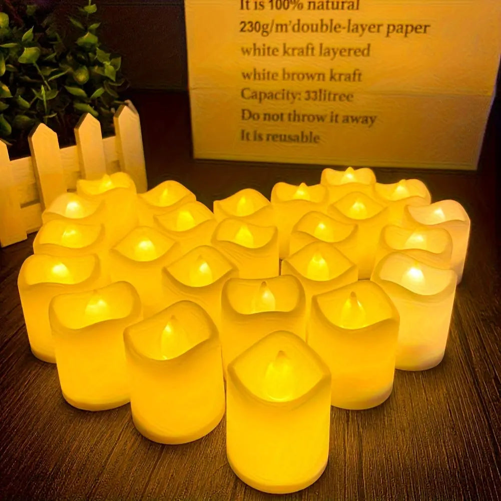 Flammenlose LED-Teelichter