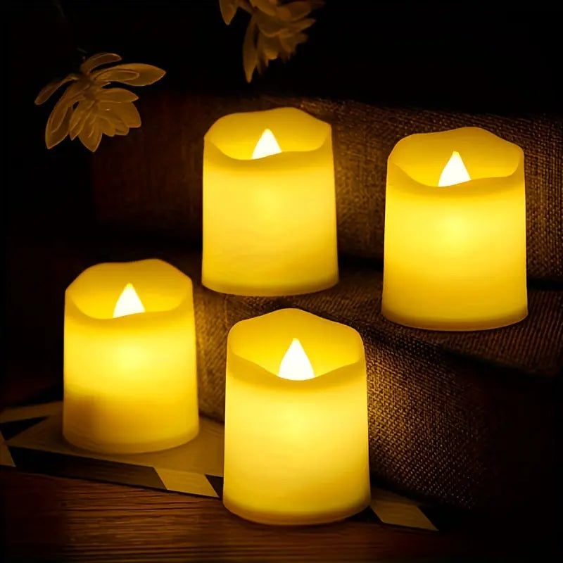 Flammenlose LED-Teelichter
