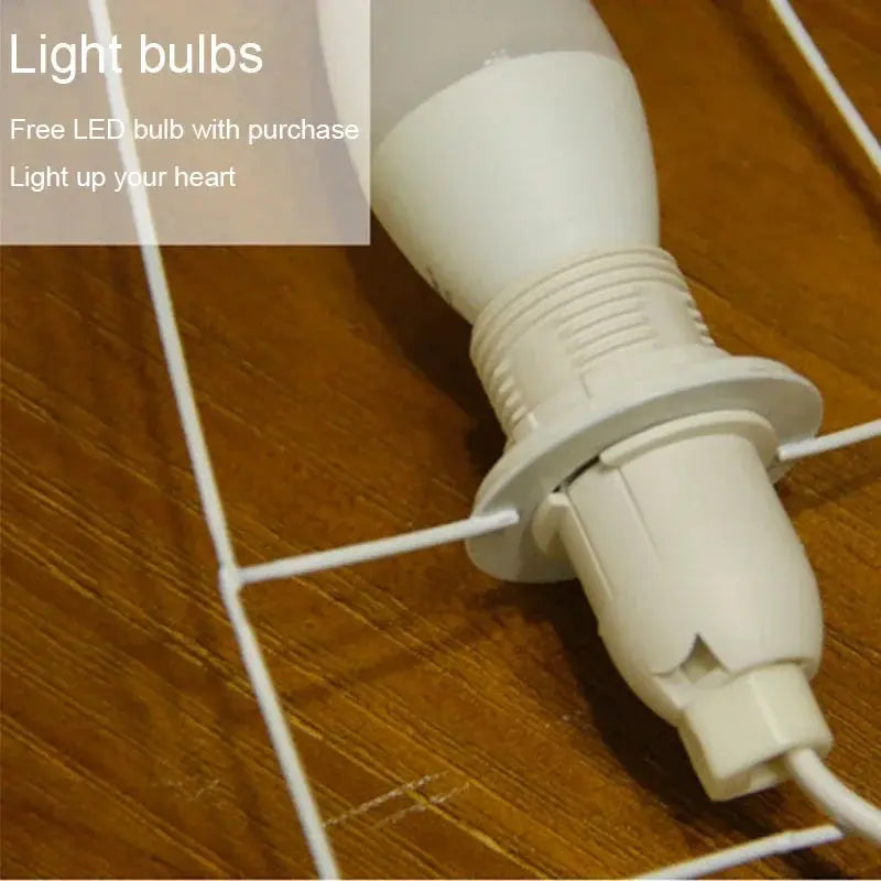 Japanische LED-Tischlampe aus Reispapier