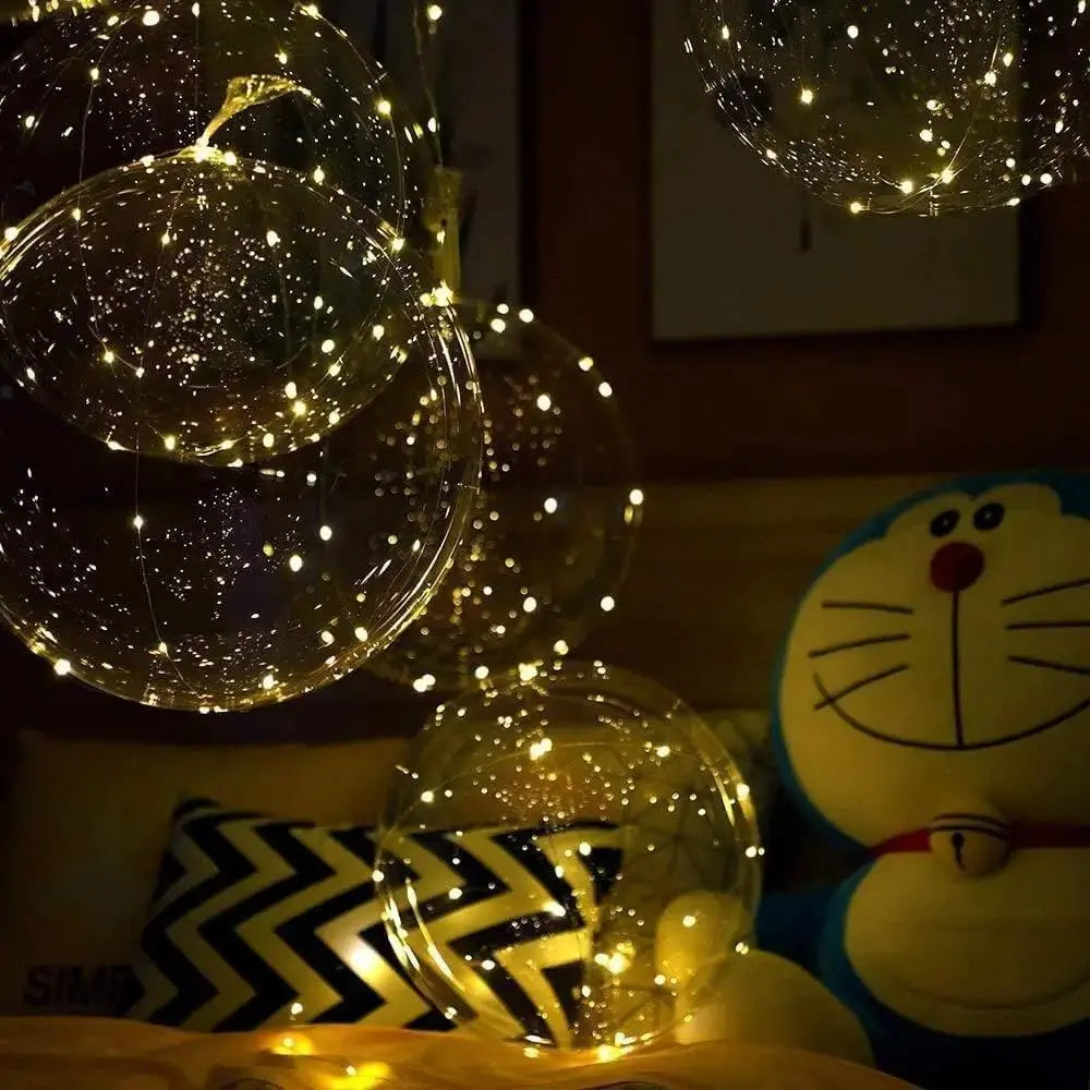LED-Ballons  – Warmweißes Licht für Partys & Hochzeiten | 10er-Set