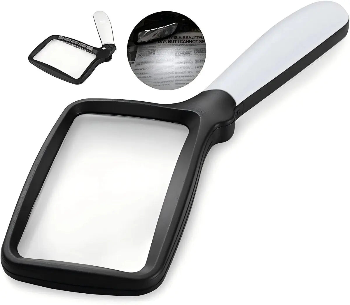LED-Handlupe – Kleingedrucktes bequem & klar lesen