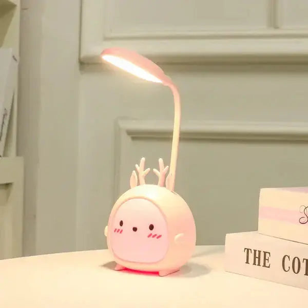 LED-Schreibtischlampe Cartoon-Tier – Sanftes Licht & Flexibler Hals