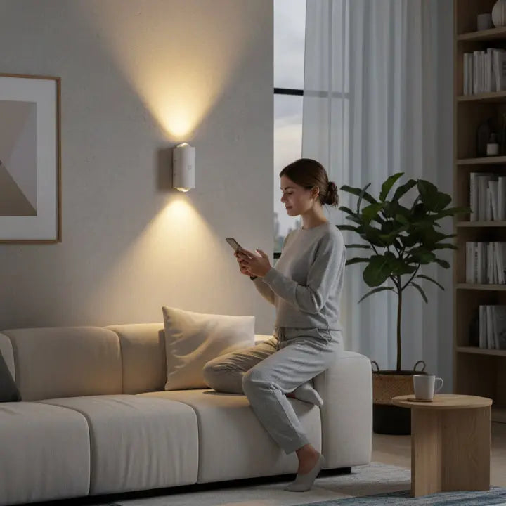 LED Wandlampe mit Bewegungsmelder – Effizientes, automatisches Licht