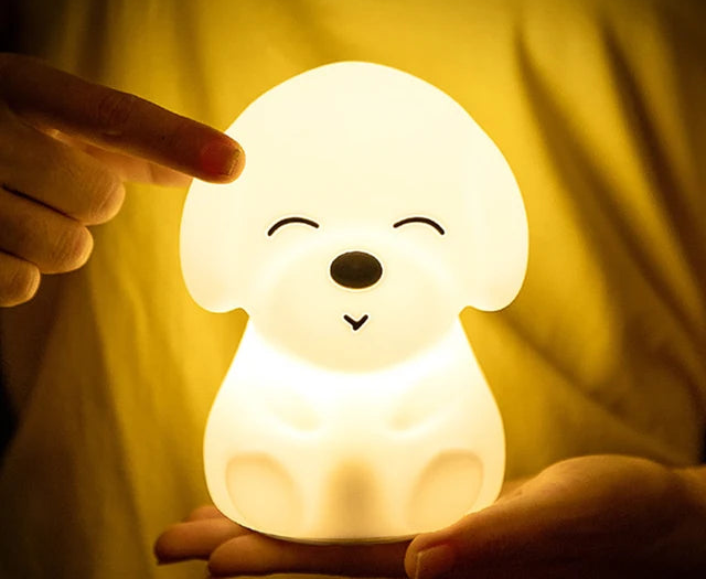 LED Nachtlicht Hase mit Berührungssteuerung und USB-Aufladung