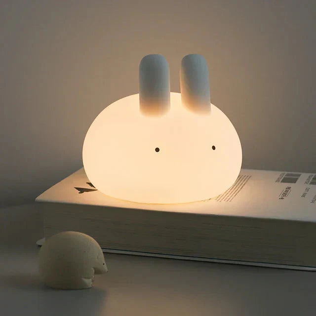 LED Nachtlicht Hase mit Berührungssteuerung und USB-Aufladung
