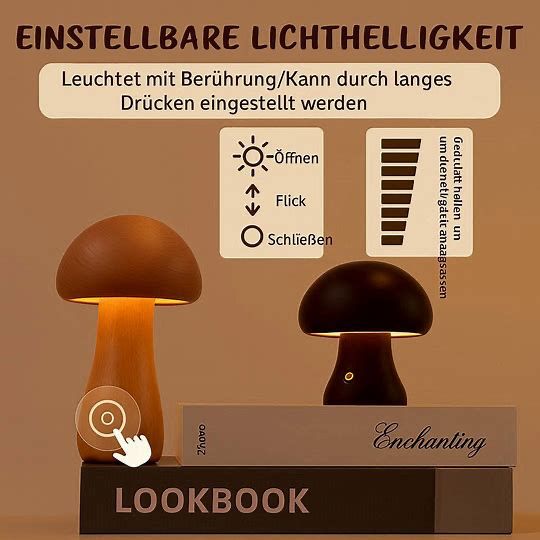 MushGlow | Wärme und Atmosphäre in einem schönen Holzdesign.