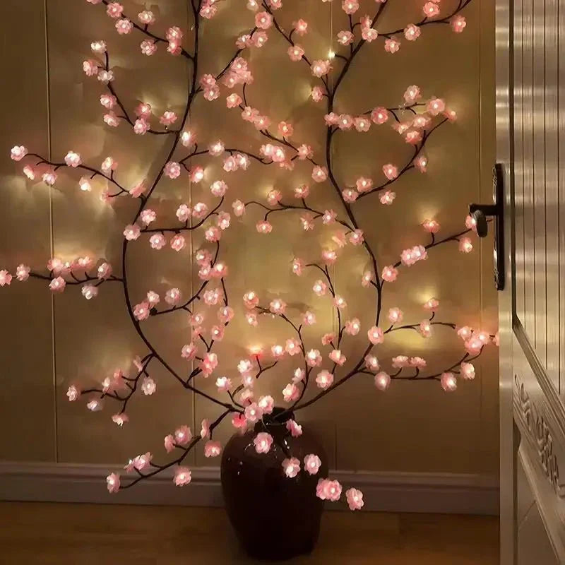 FloraGlow - Sanft leuchtende Blumenlichter für elegante Dekoration