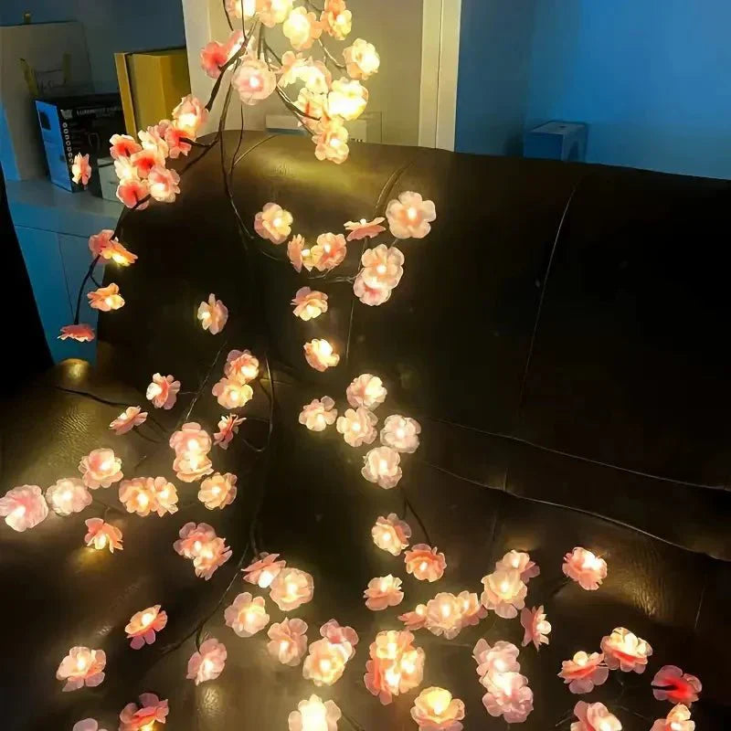 FloraGlow - Sanft leuchtende Blumenlichter für elegante Dekoration