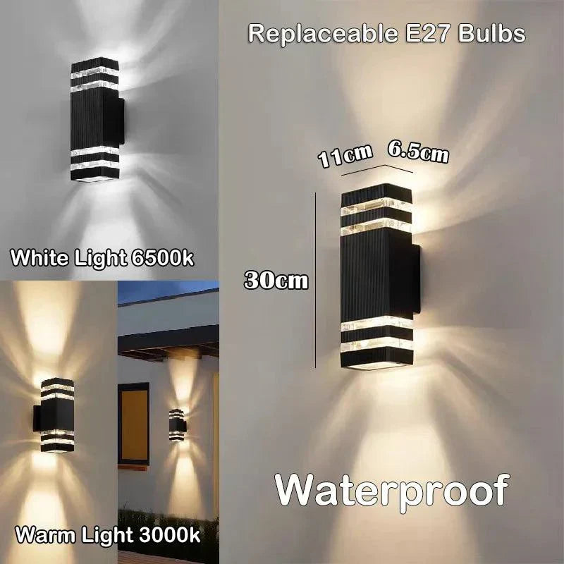 Lumivor LED Außenwandleuchte – Wetterfeste Up-&-Down Lampe