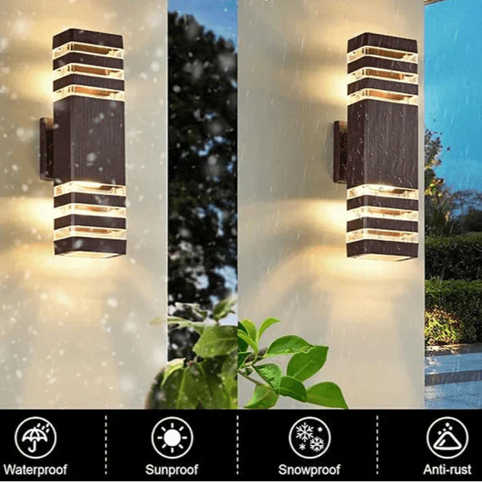 Lumivor LED Außenwandleuchte – Wetterfeste Up-&-Down Lampe