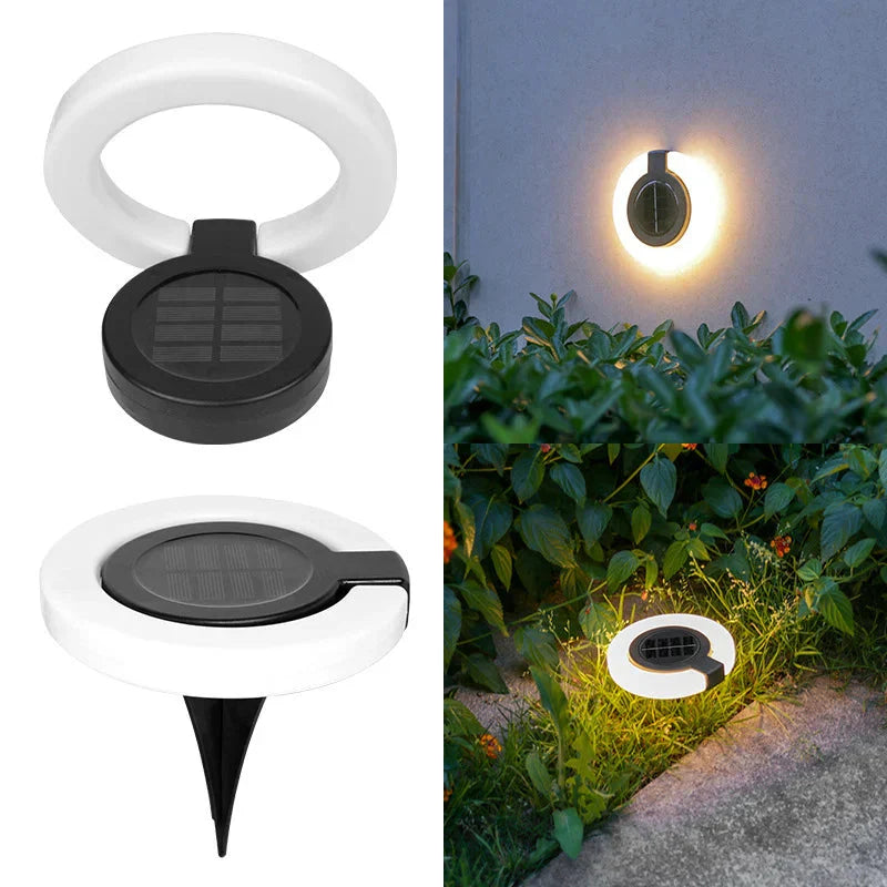 Solar-Bodenleuchte – 360° schwenkbarer Kopf & IP65-Schutz