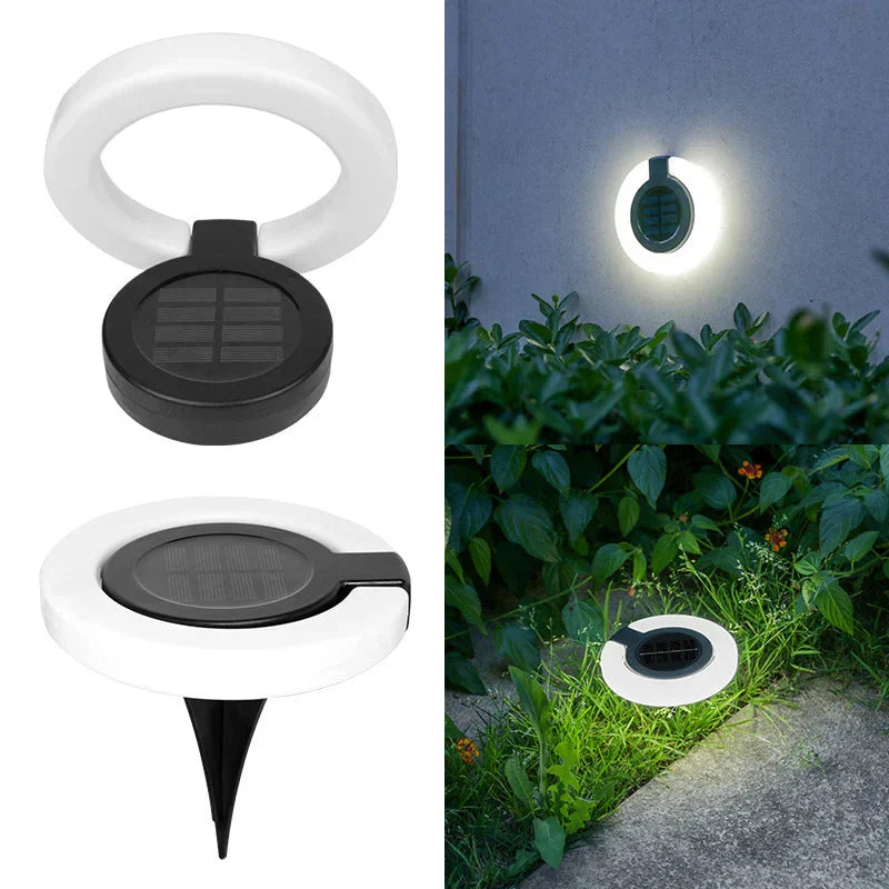 Solar-Bodenleuchte – 360° schwenkbarer Kopf & IP65-Schutz