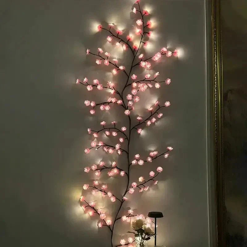 FloraGlow - Sanft leuchtende Blumenlichter für elegante Dekoration