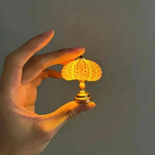 Seeigel-Nachtlampe mit sanfter Ambientebeleuchtung