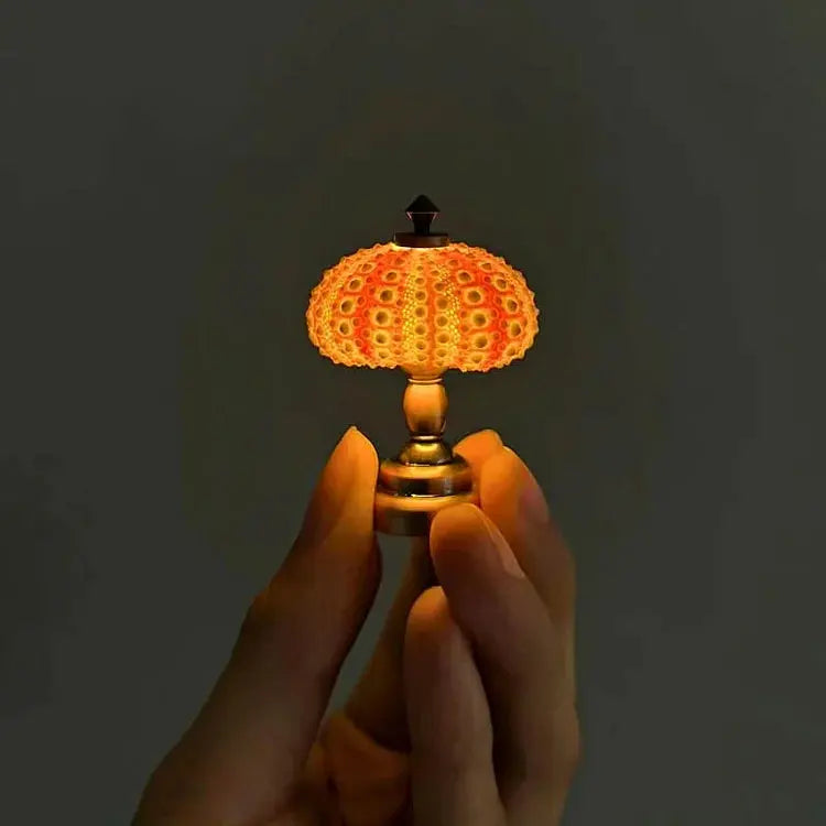 Seeigel-Nachtlampe mit sanfter Ambientebeleuchtung