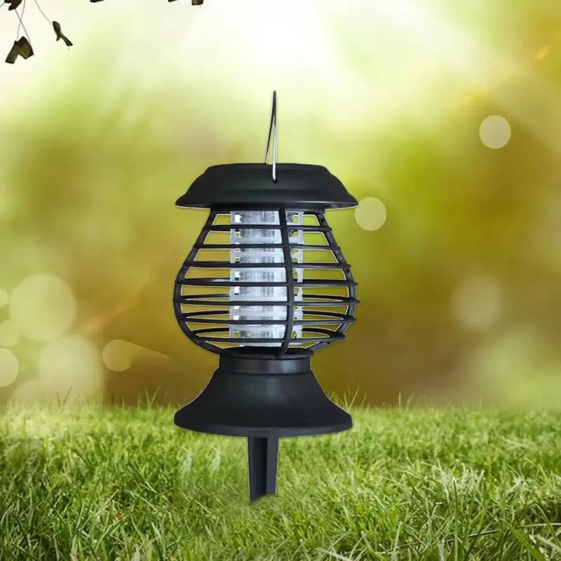 Solar-Insektenfalle mit Erdspieß – UV-Lichtfalle für den Garten