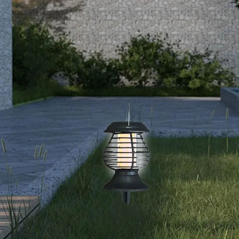 Solar-Insektenfalle mit Erdspieß – UV-Lichtfalle für den Garten