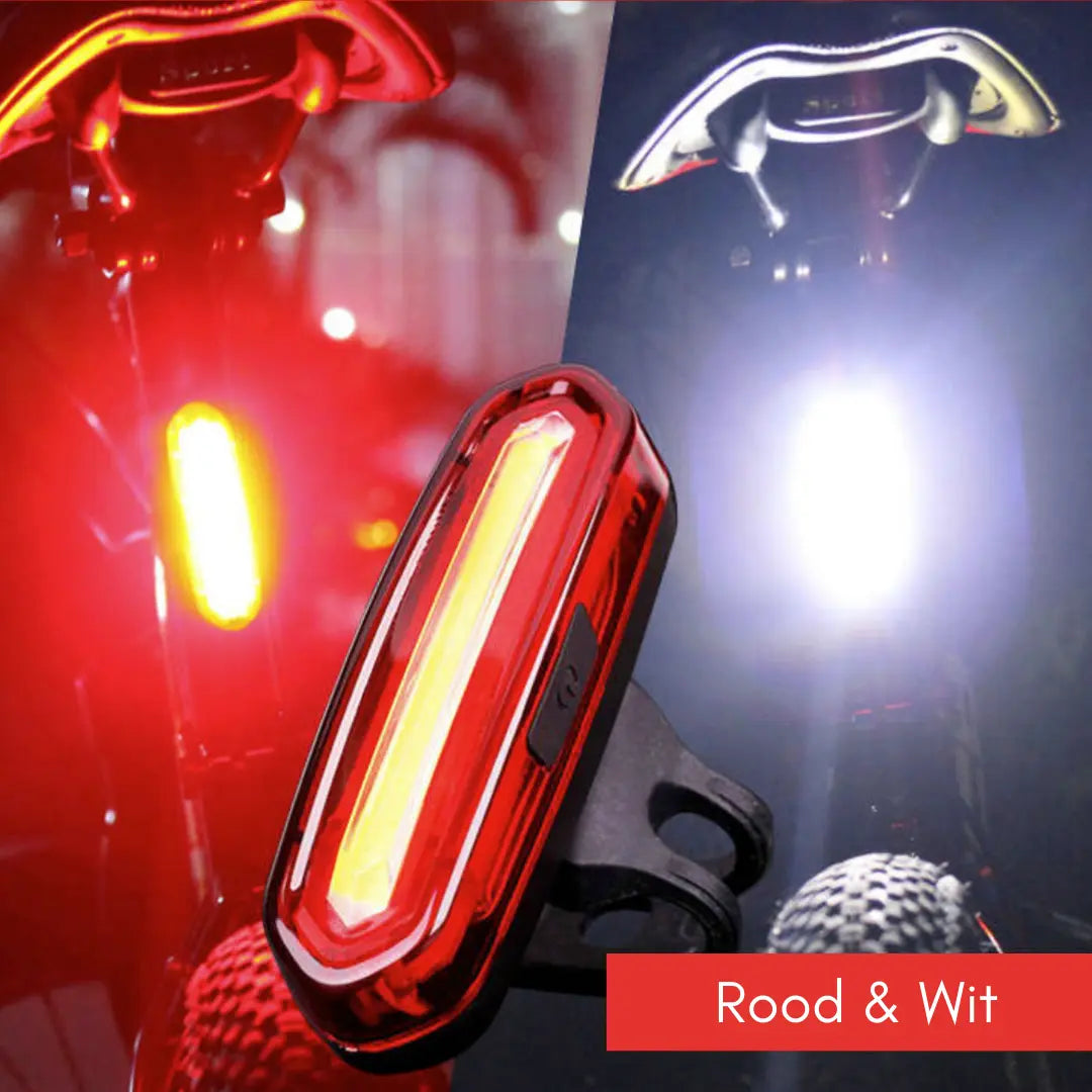 Wiederaufladbares Fahrrad-LED-Rücklicht – Weitwinkel-Sichtbarkeit