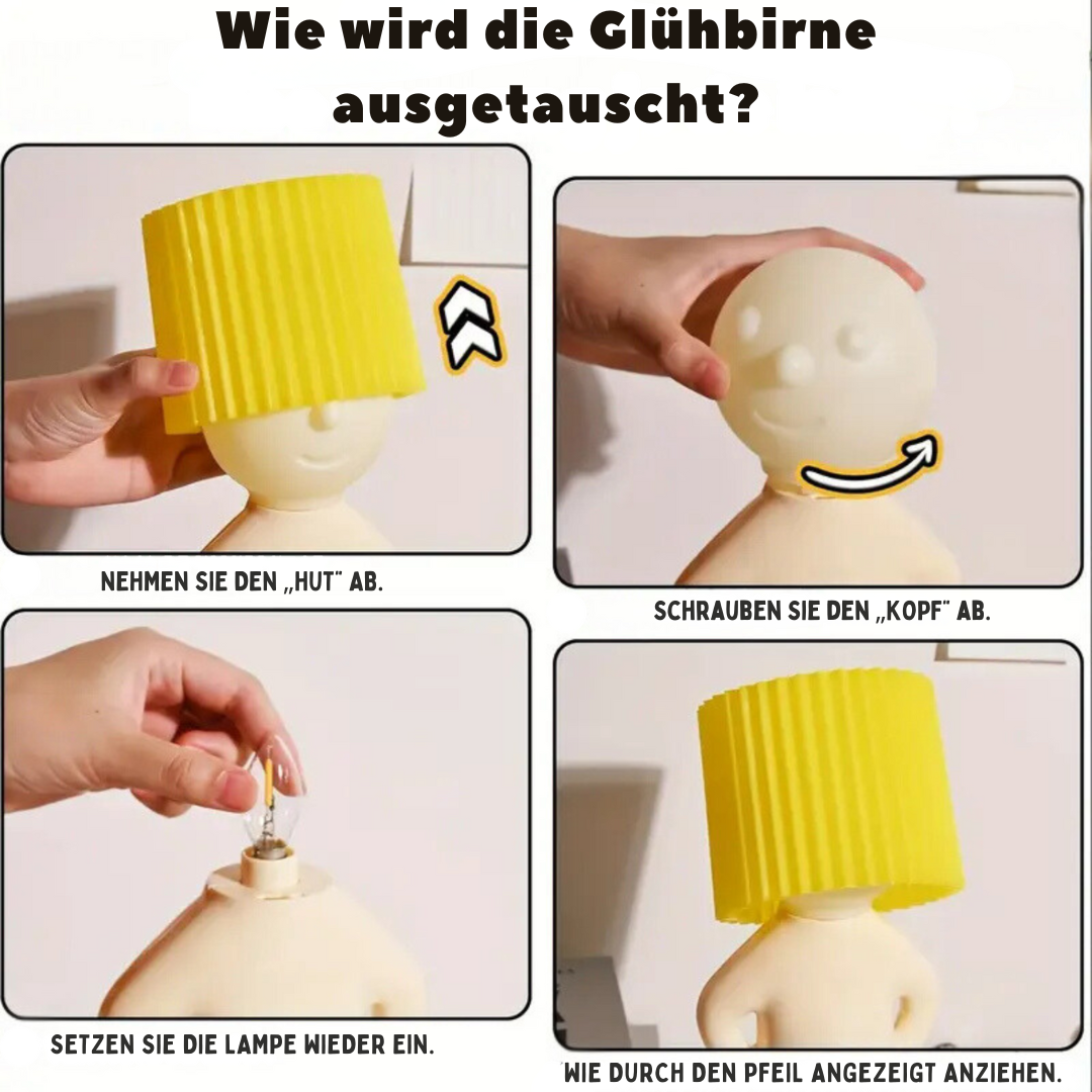 Freches Licht - Einzigartige Lampe