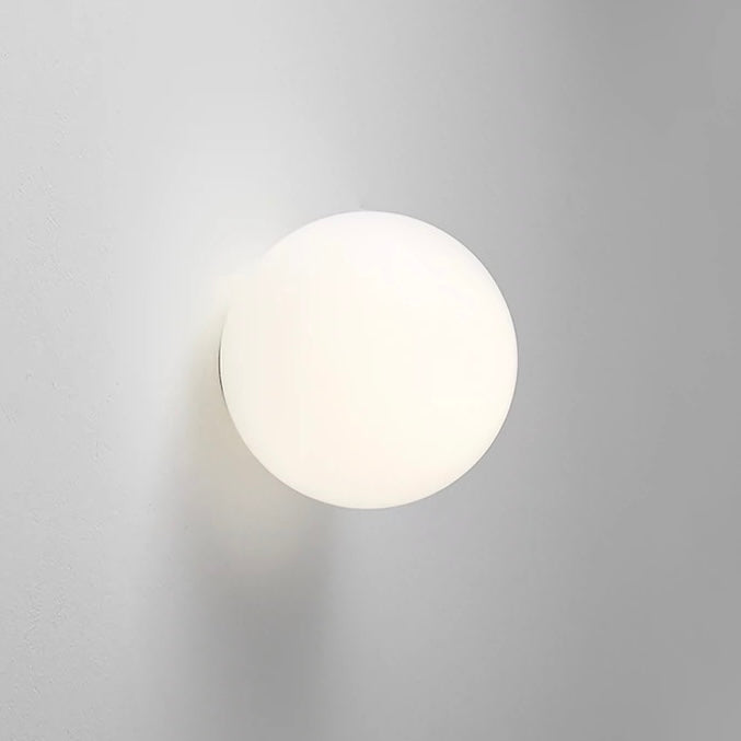 LED Kugelleuchte für die Wand mit warmweißem Licht
