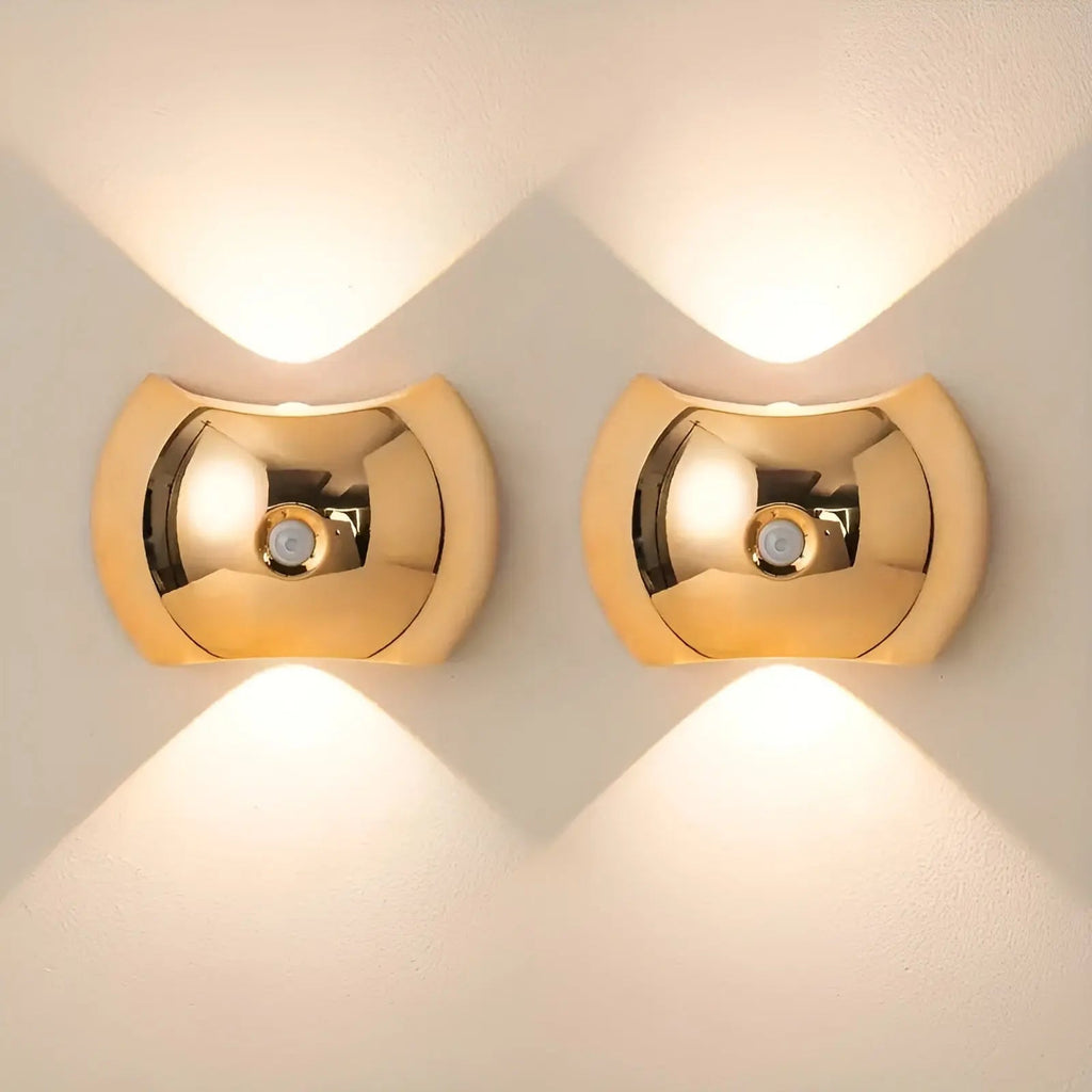 Aufladbare LED-Wandleuchte – Bewegungssensor & Magnethalterung