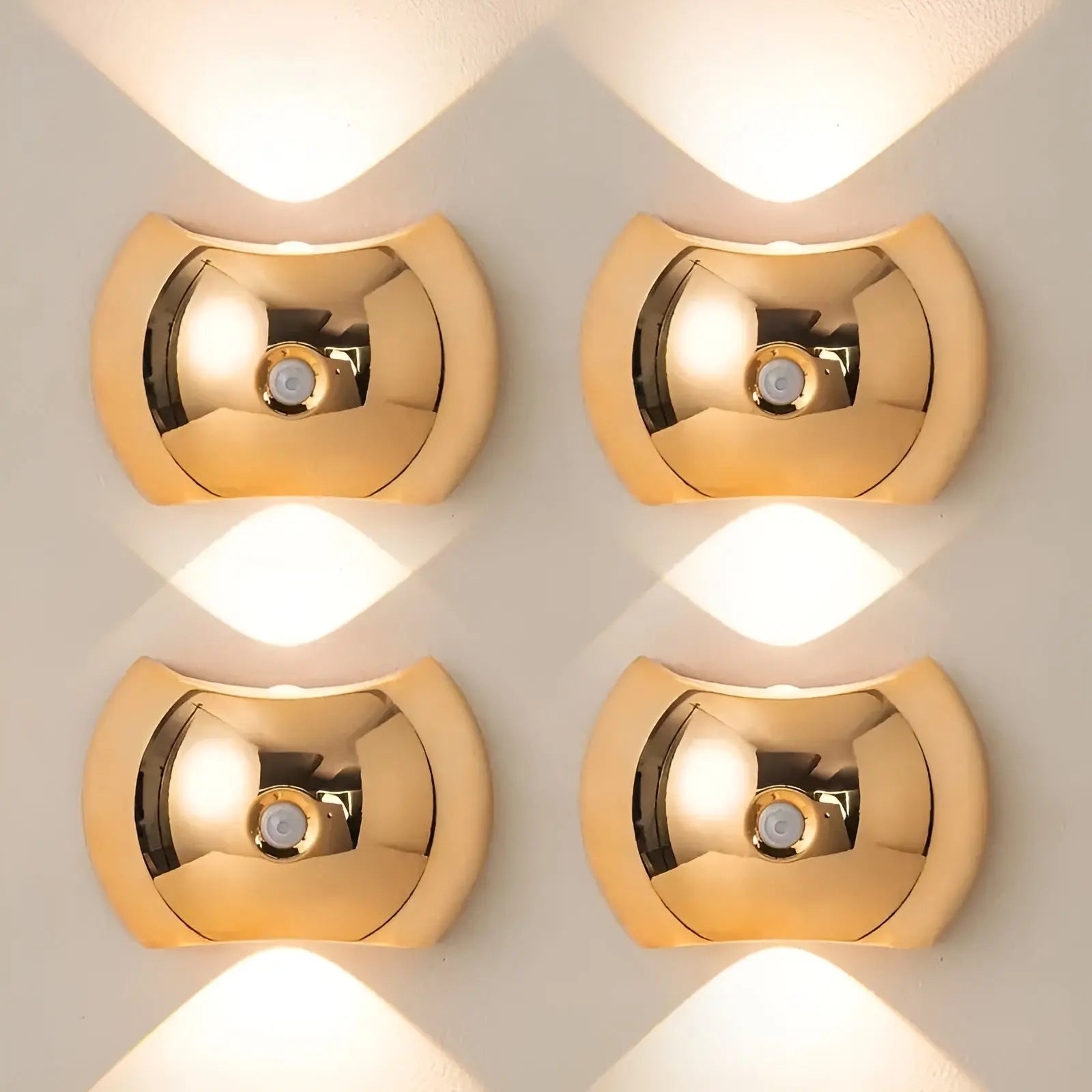 Aufladbare LED-Wandleuchte – Bewegungssensor & Magnethalterung