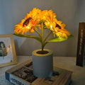Wiederaufladbare Sonnenblumen-Nachtlampe