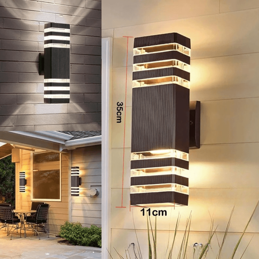 Lumivor LED Außenwandleuchte – Wetterfeste Up-&-Down Lampe