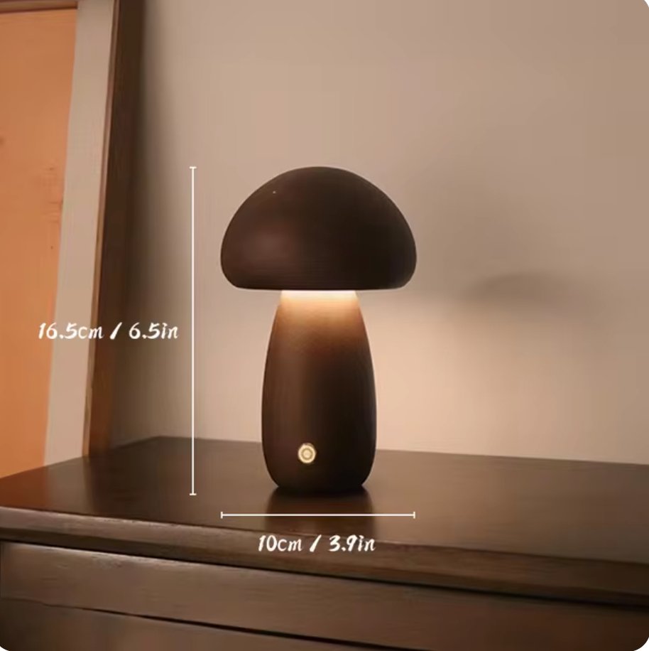 MushGlow | Wärme und Atmosphäre in einem schönen Holzdesign.