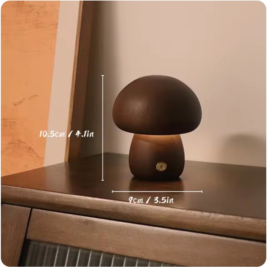MushGlow | Wärme und Atmosphäre in einem schönen Holzdesign.