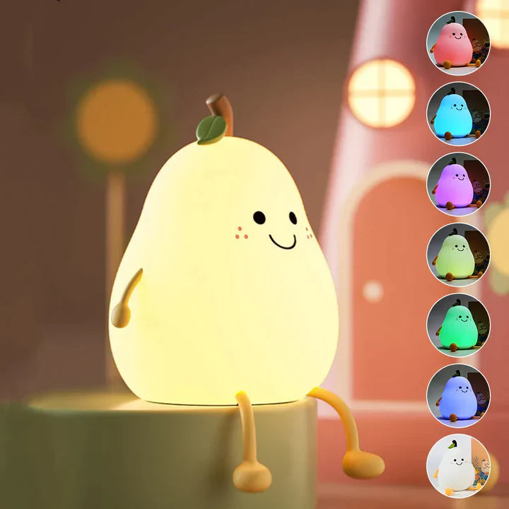 PearLamp Birnen Nachtlicht - Kinder Nachtlampe LED mit Akku