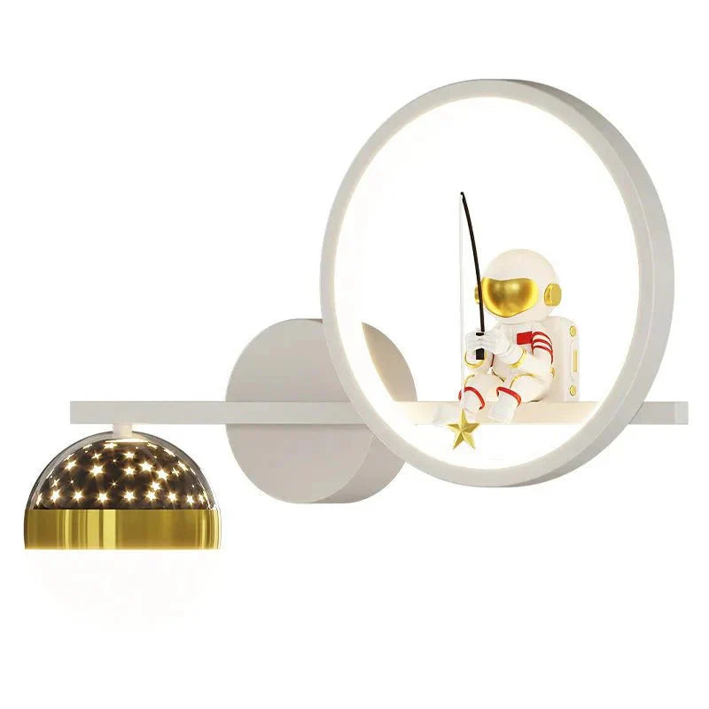 Kinder-Wandleuchte mit Mond- und Sterne-Design